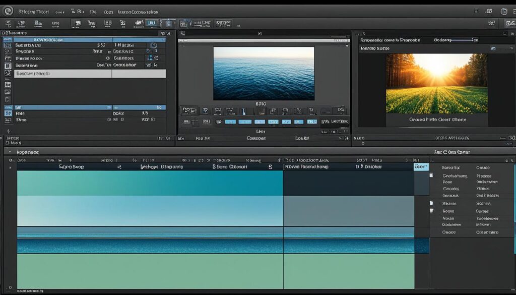 video editing interface and tools