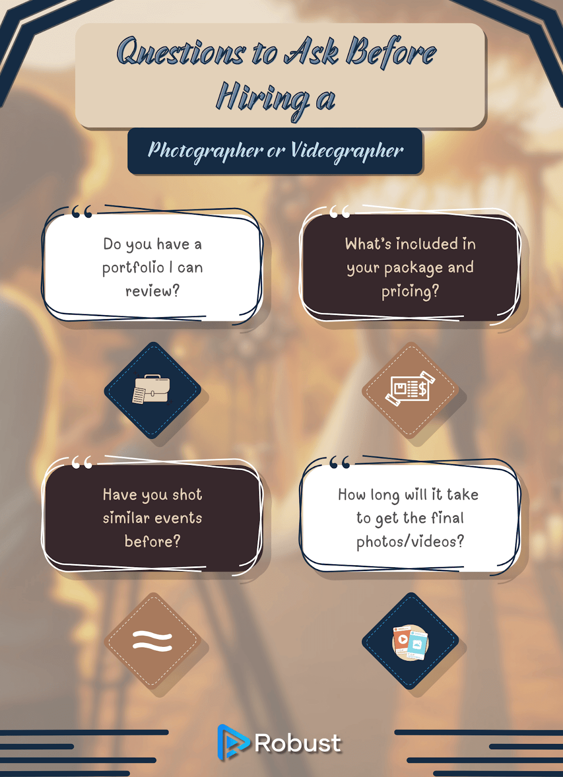 Capturing Unforgettable Moments: Event Videography and Photography in South Africa 3 Questions to Ask Before Hiring a Photographer or Videographer